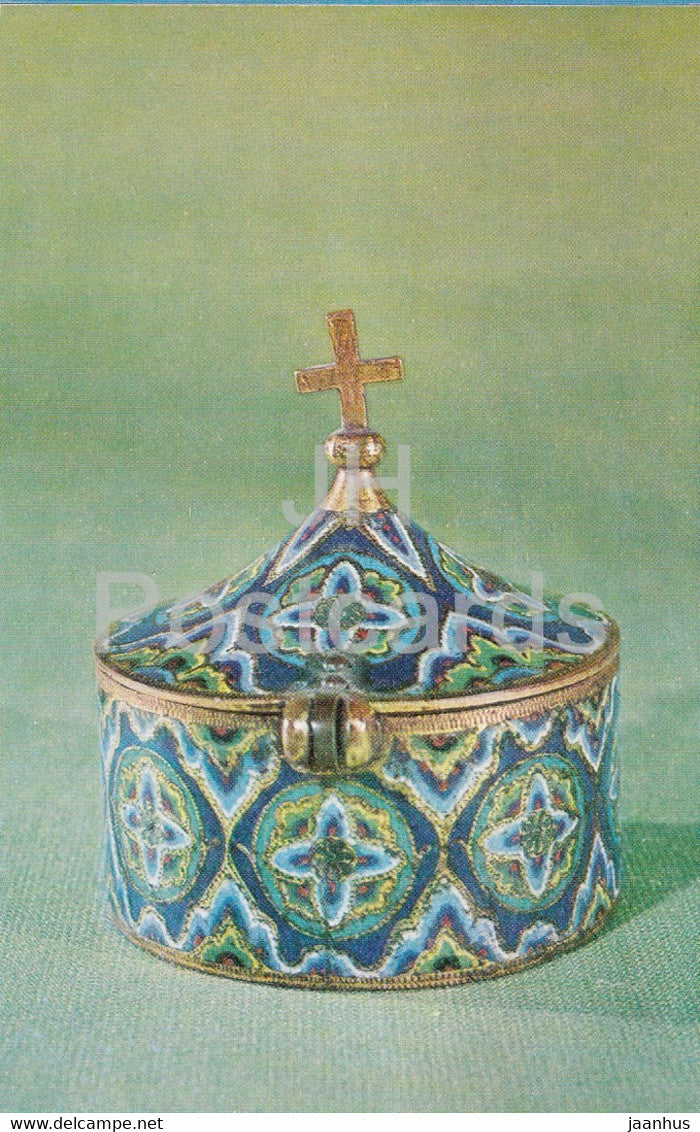 Pyx , Limoges - State Hermitage - Russia USSR - unused - JH Postcards