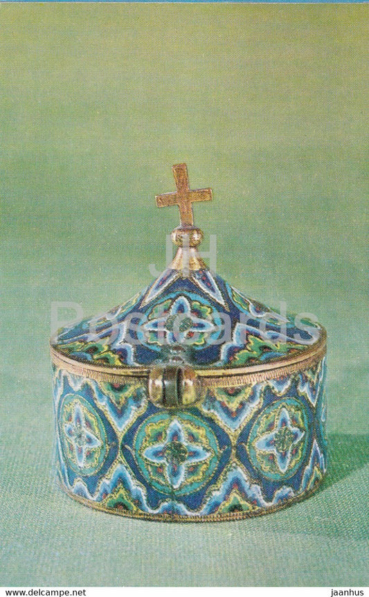 Pyx , Limoges - State Hermitage - Russia USSR - unused - JH Postcards