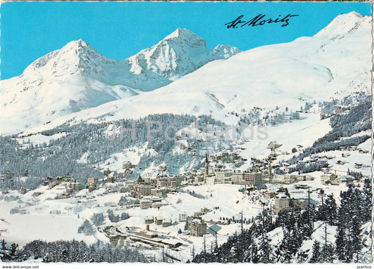 St. Moritz 1850 m - 14 - Switzerland - used - JH Postcards