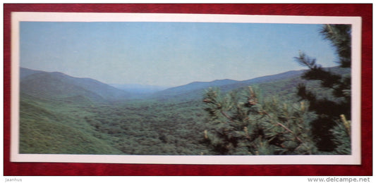 Kedrovaya Pad Nature Reserve - general view - 1984 - Russia USSR - unused - JH Postcards