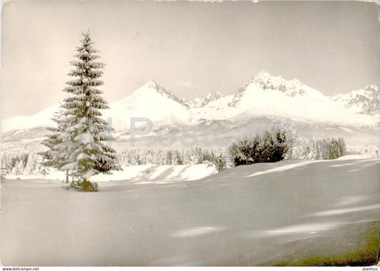 Tatransky Narodny Park - Koncista - Batizovsky stit - Stalino stit - mountains - 1964 - Slovakia - Czechoslovakia - used - JH Postcards