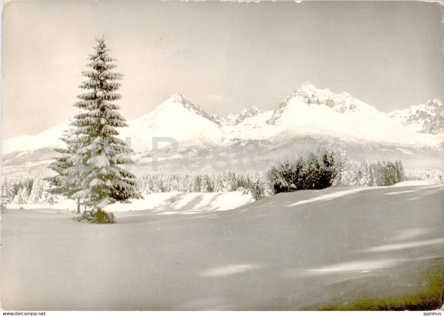 Tatransky Narodny Park - Koncista - Batizovsky stit - Stalino stit - mountains - 1964 - Slovakia - Czechoslovakia - used - JH Postcards