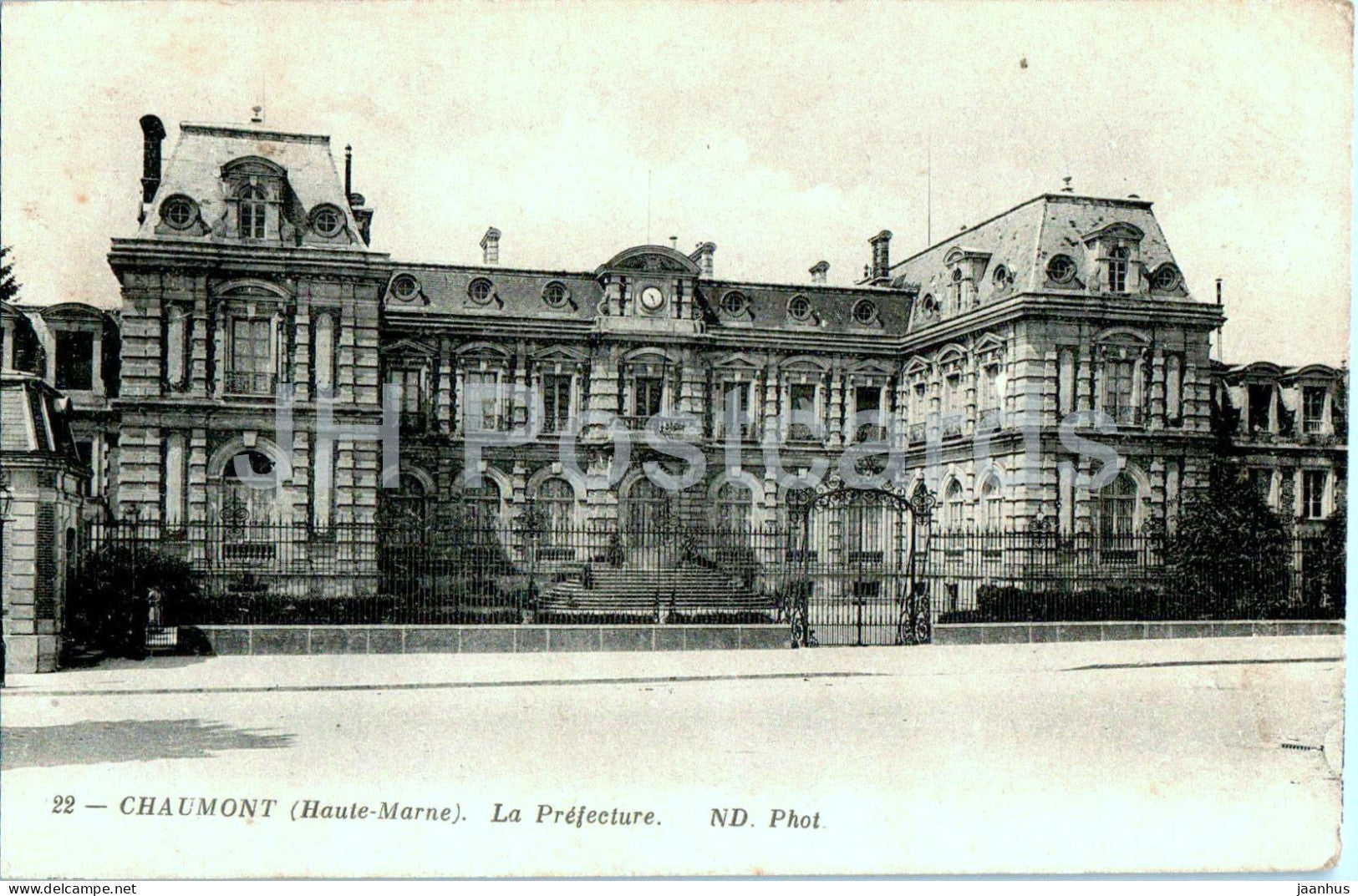 Chaumont - La Prefecture - 22 - old postcard - 1915 - France - used - JH Postcards