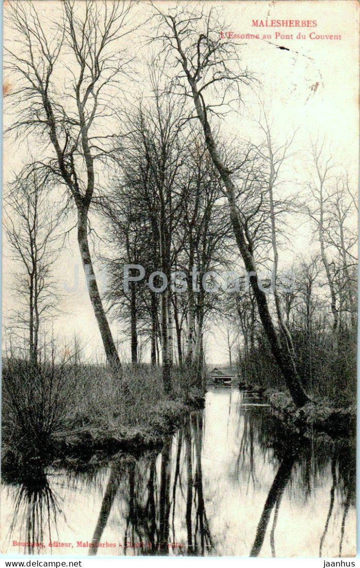 Malesherbes - L'Essonne au Pont du Couvent - old postcard - 1905 - France - used - JH Postcards