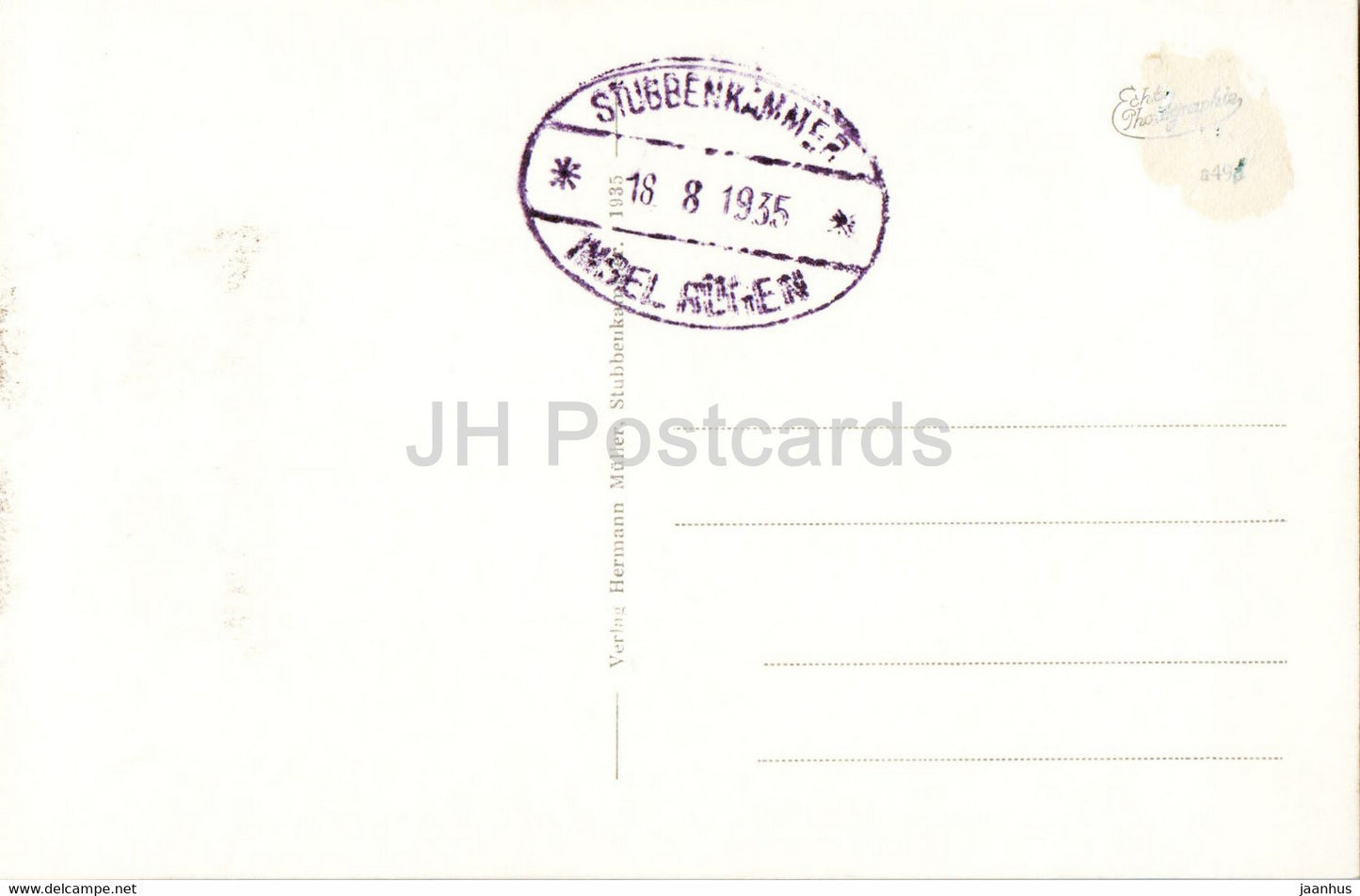 Stubbenkammer - Der Konigsstuhl - 1935 - old postcard - Germany - unused