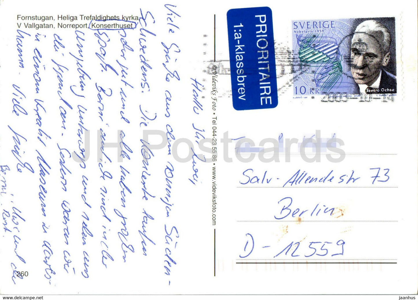 Kristianstad - Fornstugan - kyrka - Vallgatan - Norrport - Konserthuset - multiview - Sweden - used