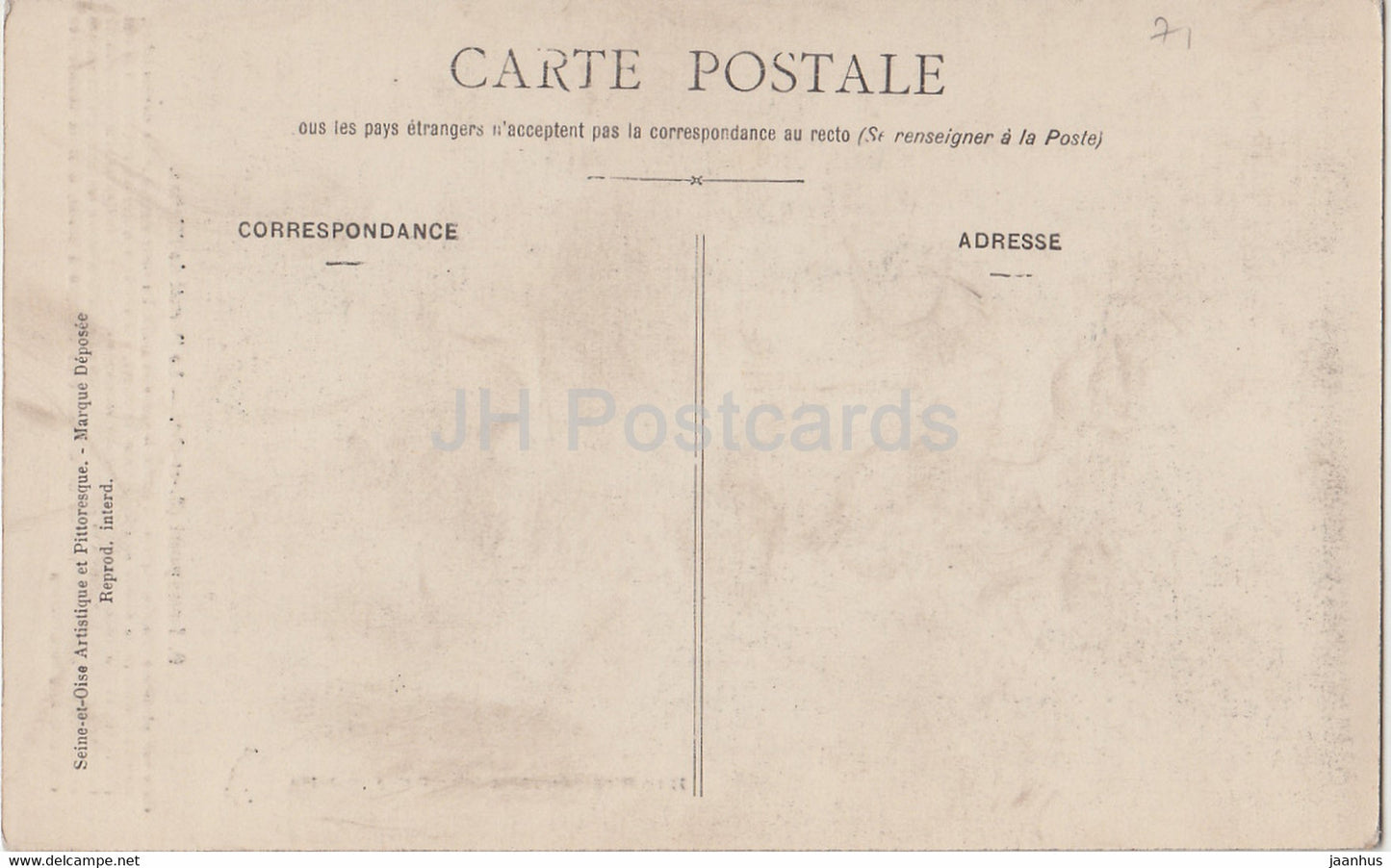 Longpont - Le Portail de l'Eglise - 9 - church - old postcard - France - unused