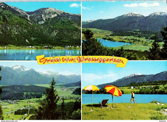 Sonniges Gailtal - Gruss vom Presseggersee - Passriach - Austria - used - JH Postcards