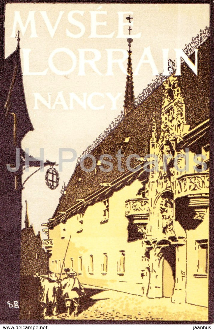 Nancy - Musee Lorrain - museum - illustration - old postcard - France - unused - JH Postcards