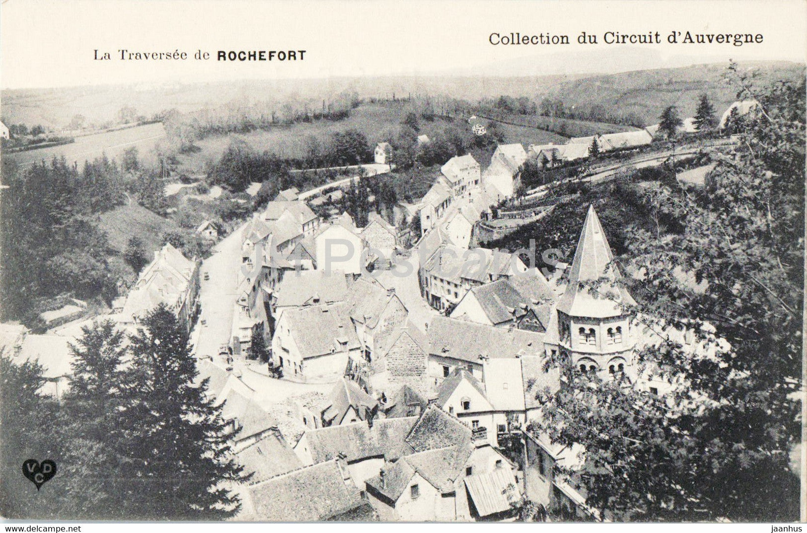 La Traversee de Rochefort - Collection du Circuit d'Auvergne - old postcard - France - unused - JH Postcards