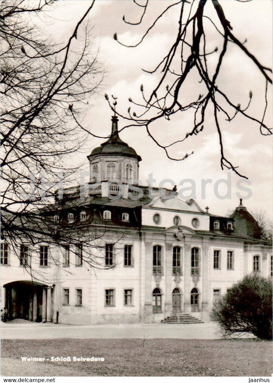 Weimar - Schloss Belvedere - castle - Germany DDR - unused - JH Postcards