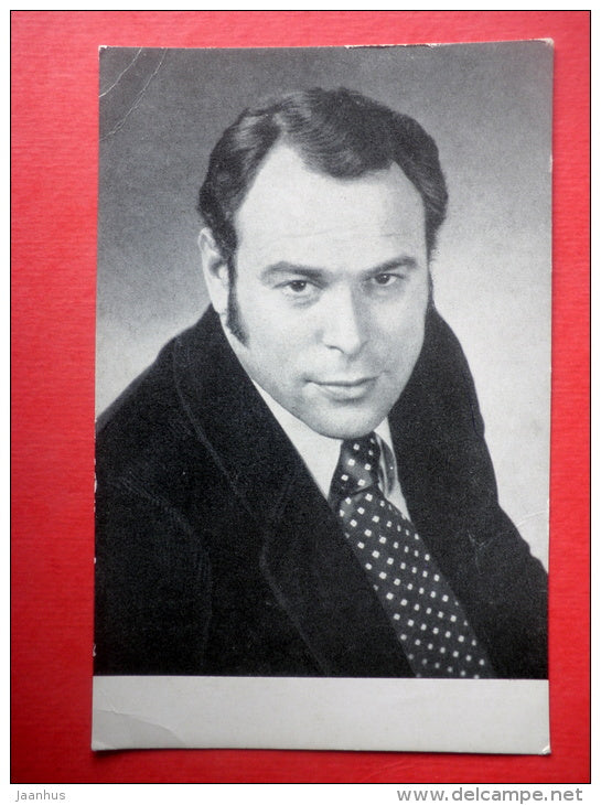 chief conductor of Estonian State Drama Theatre Eri Klas - 1979 - Estonia USSR - unused - JH Postcards