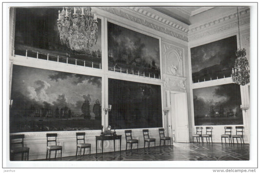 Grand Palace - Chesmensky hall - Petrodvorets - 1977 - Russia USSR - unused - JH Postcards