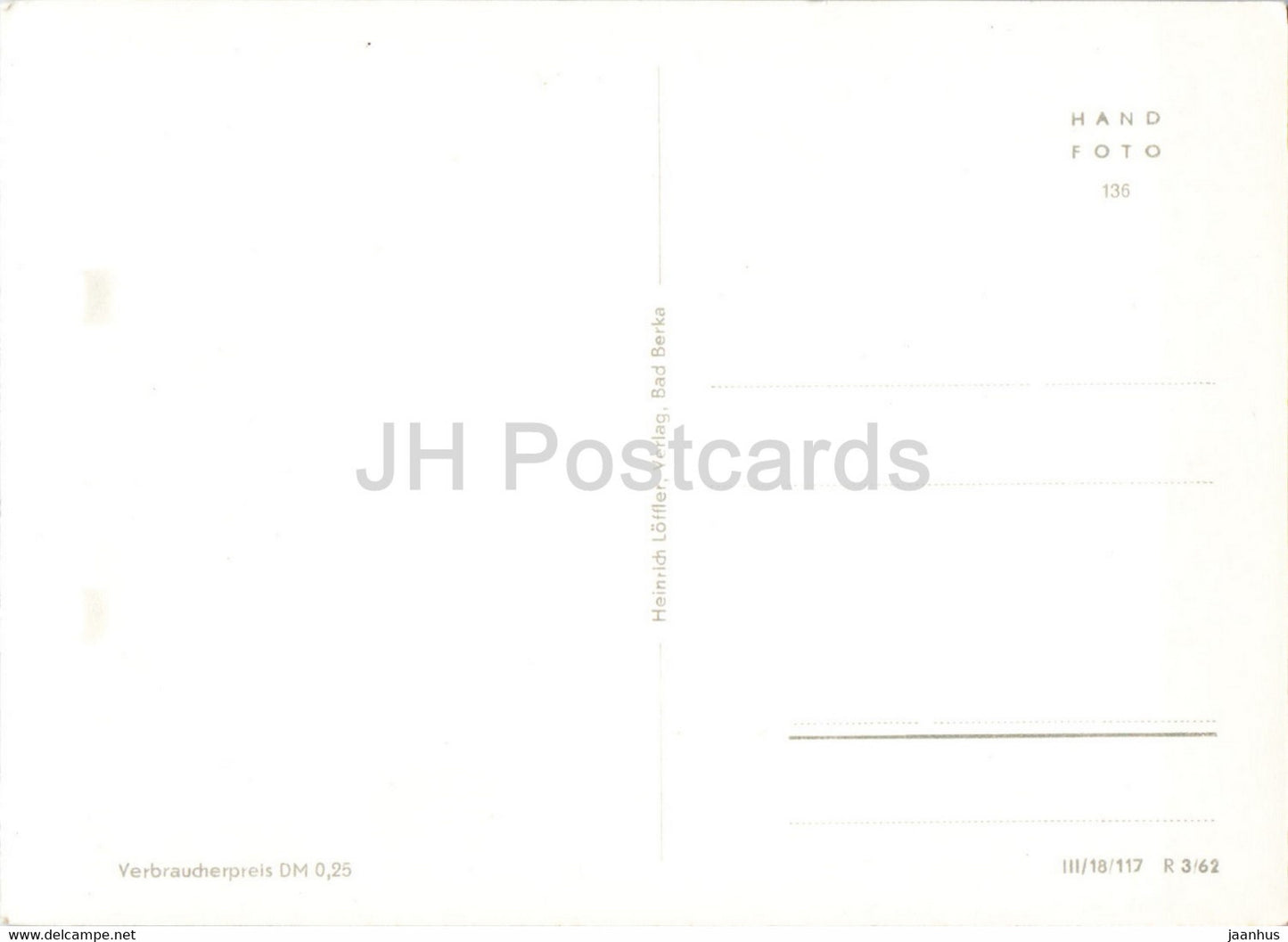 Weimar - Schloss Belvedere - castle - Germany DDR - unused