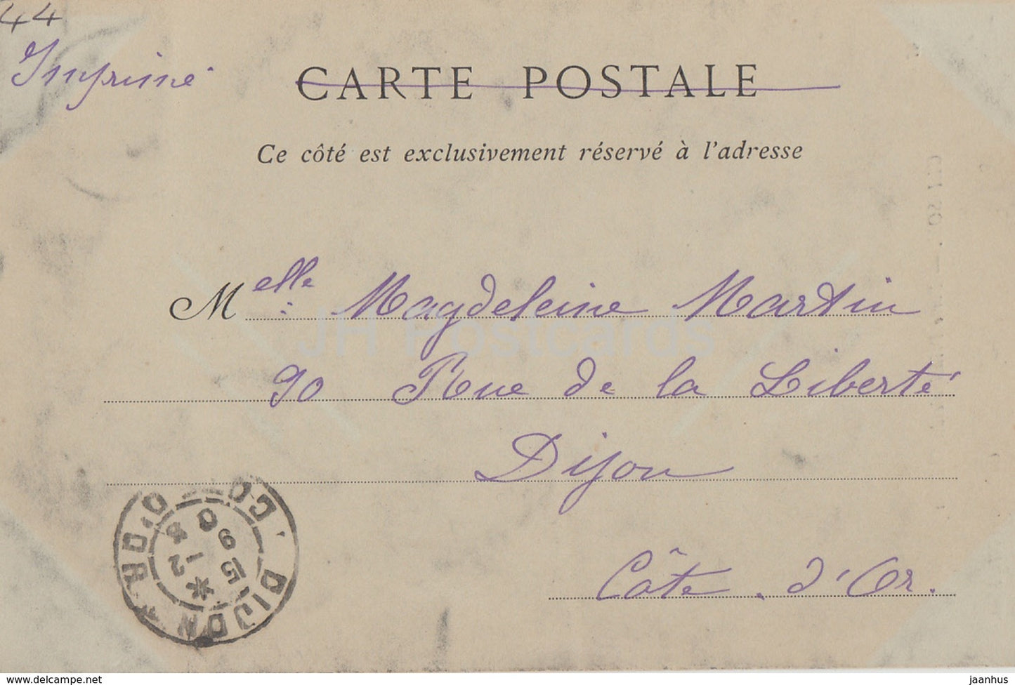 Clisson - Porte Principale du Chateau - Schloss - 47 - alte Postkarte - 1903 - Frankreich - gebraucht