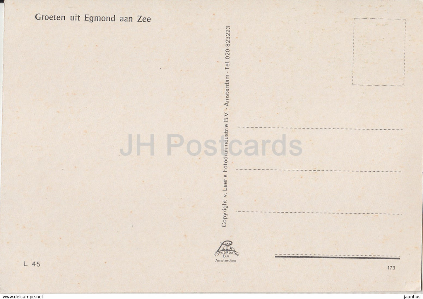 Groeten uit Egmond aan Zee - 442 - Netherlands - unused