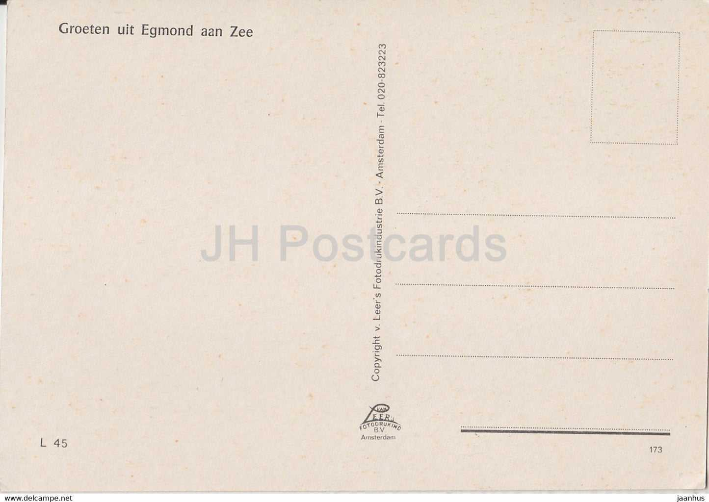 Groeten uit Egmond aan Zee - 442 - Niederlande - unbenutzt