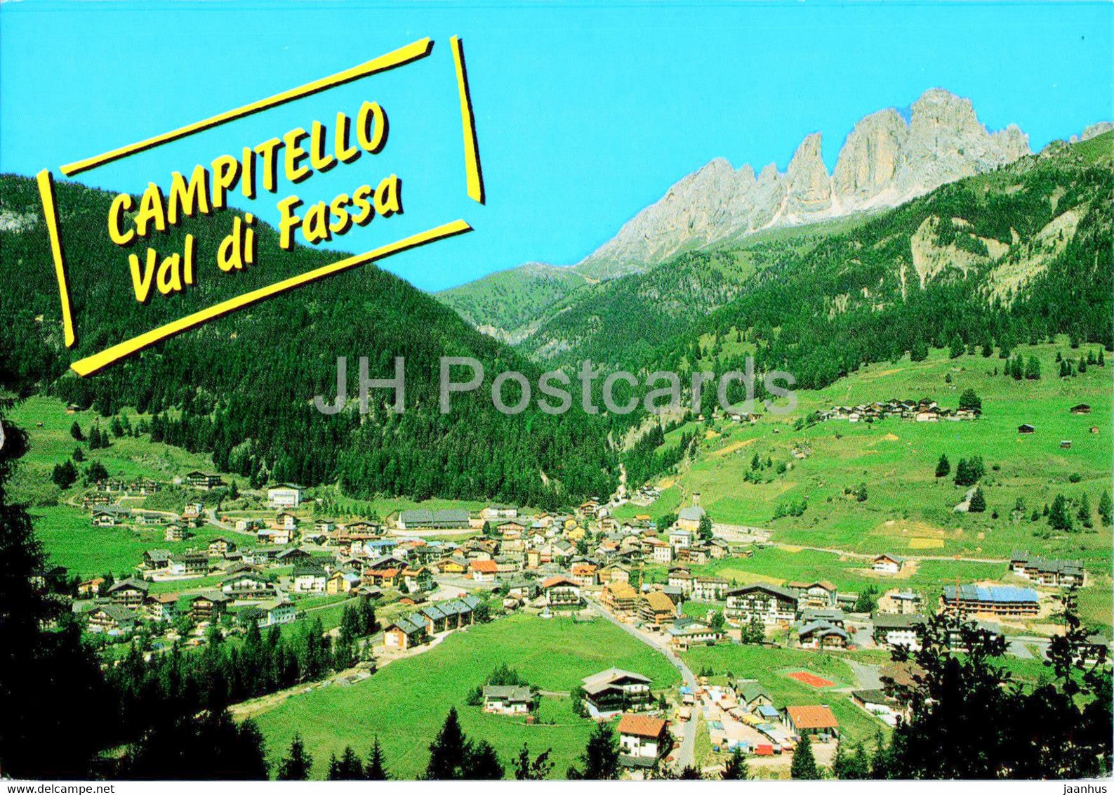 Campitello Val di Fassa - Dolomiti - Il Sassolungo - Italy - unused - JH Postcards