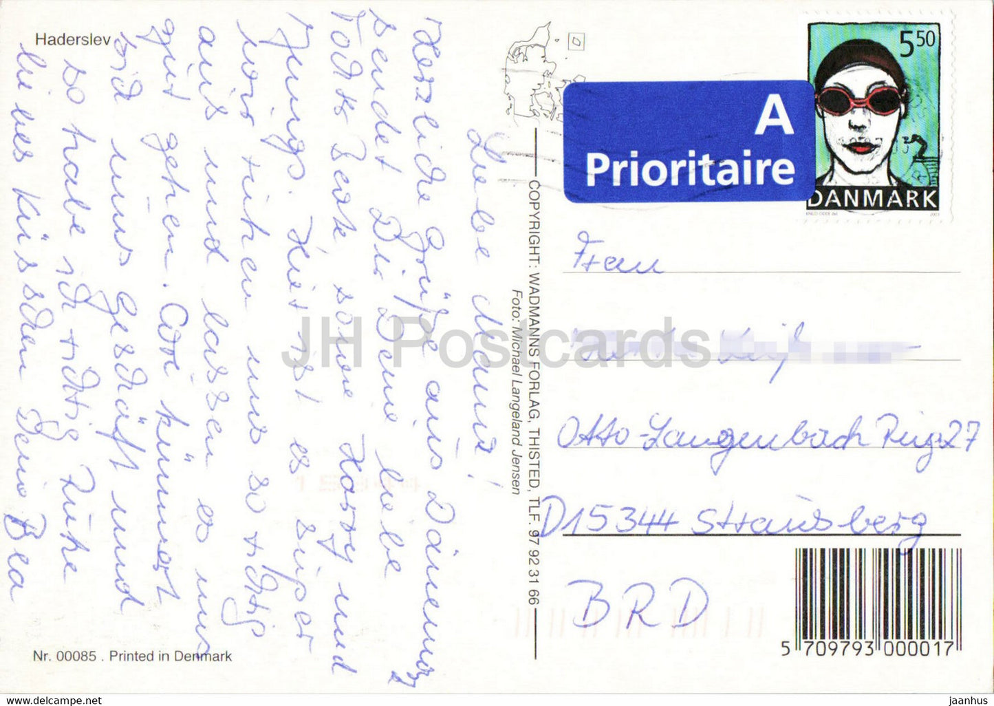 Haderslev – Windmühle – Multiview – 1992 – Dänemark – gebraucht