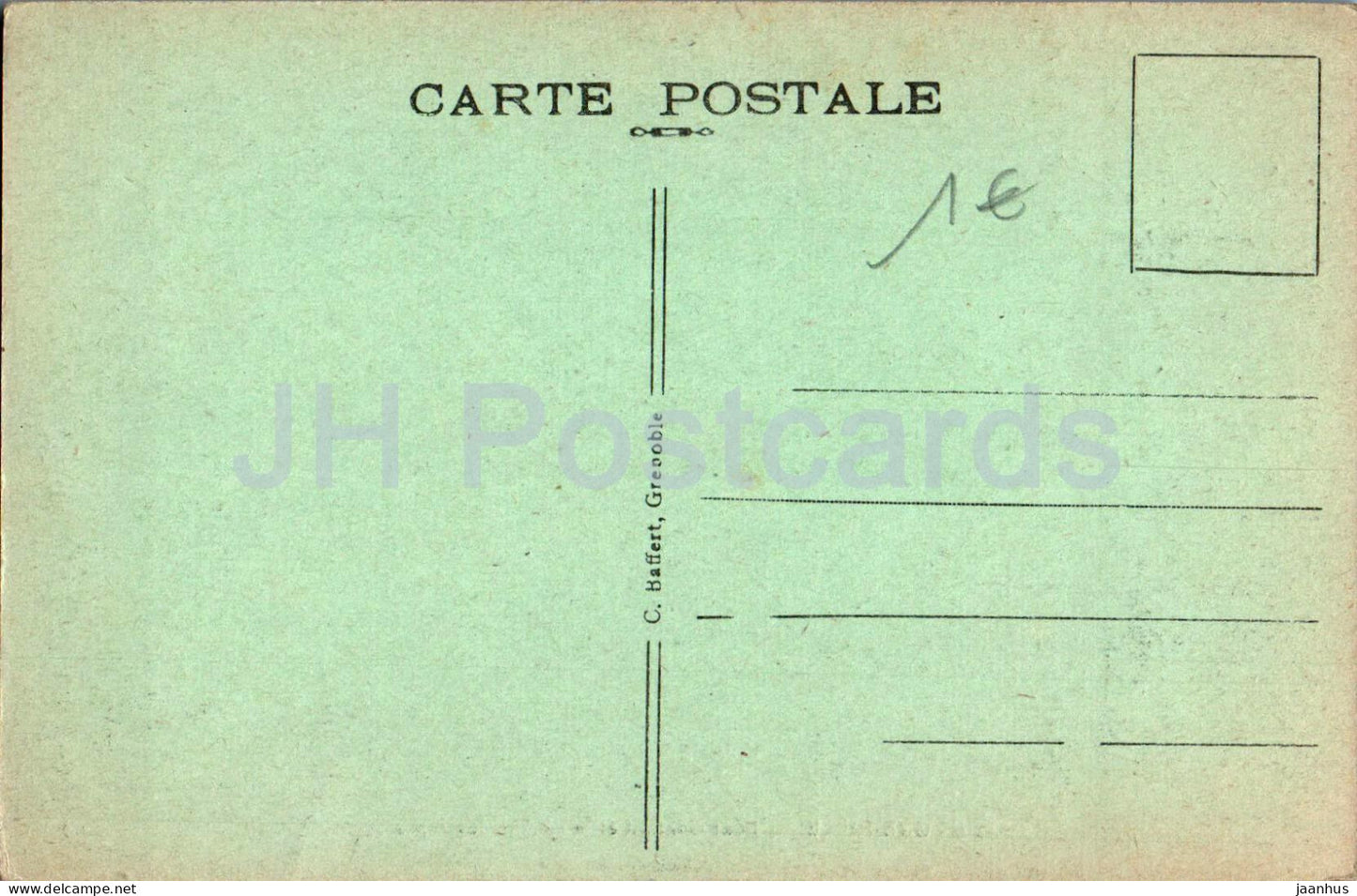 Grenoble - Pont Gontard et la Chaine des Alpes - 120 - carte postale ancienne - France - inutilisée 