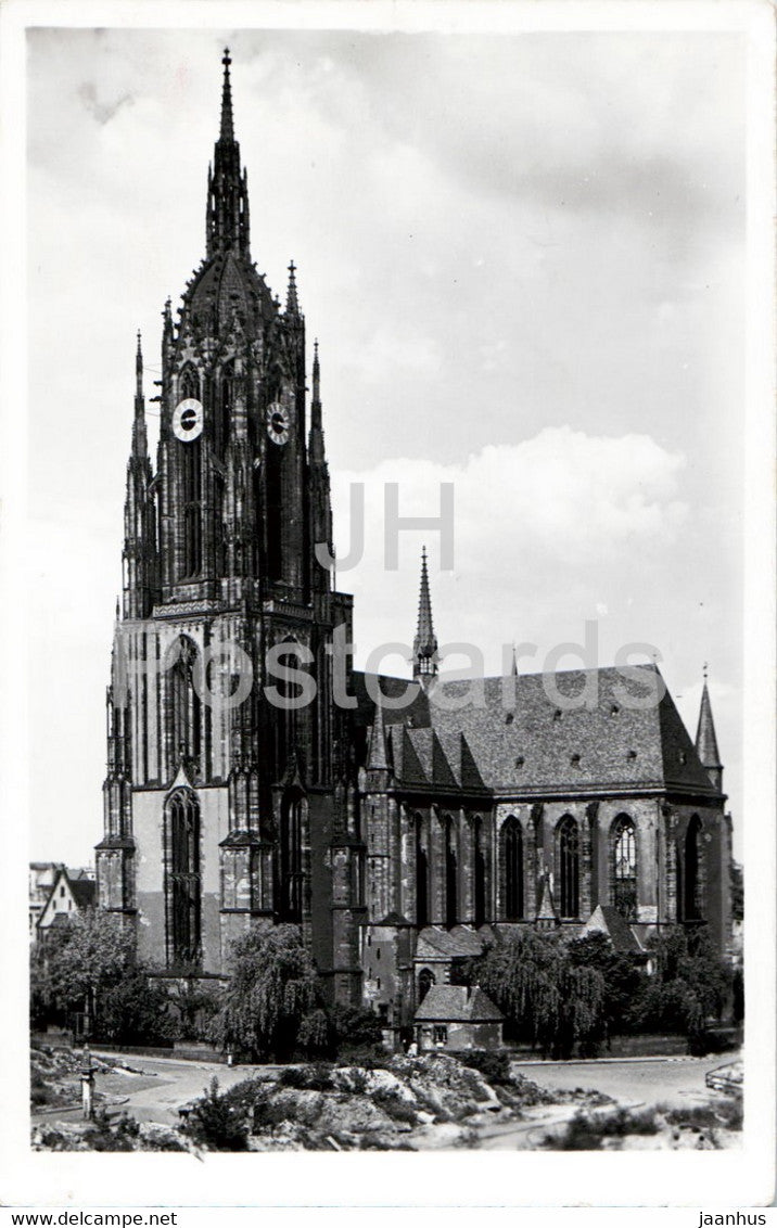 Frankfurt a M - Dom - cathedral - old postcard - Germany - unused - JH Postcards