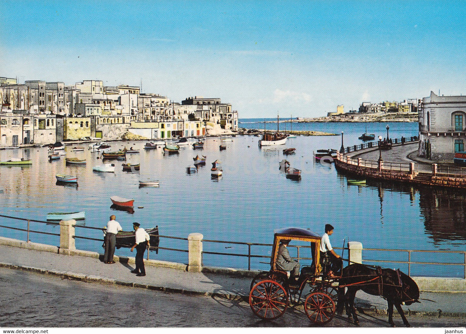 St Julians - Spinola Bay - Malta - unused - JH Postcards