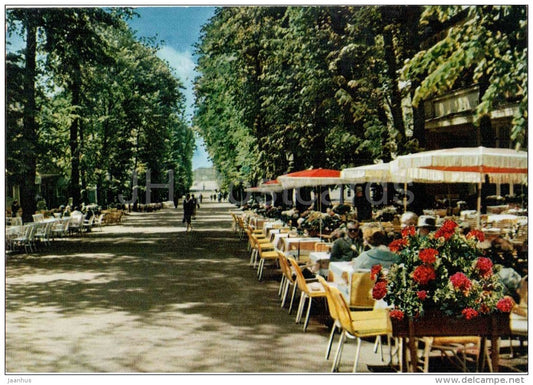 Bad Pyrmont - Deutschlands schönster Kurpark - Hauptallee - Germany - 1973 gelaufen - JH Postcards