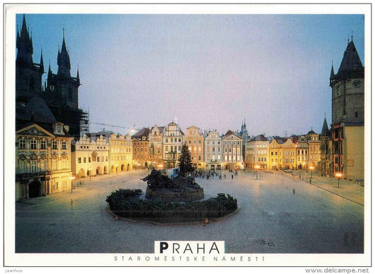 Praha - Prague - Old Town Square - Czech Republic - used - JH Postcards
