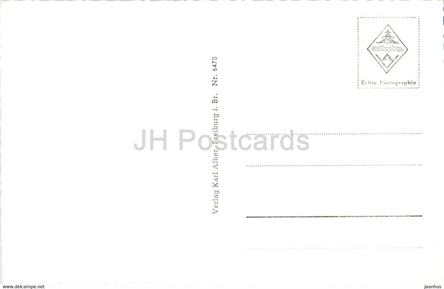 Sackingen am Rhein - St Fridolinsmunster - cathedral - old postcard - Germany - unused