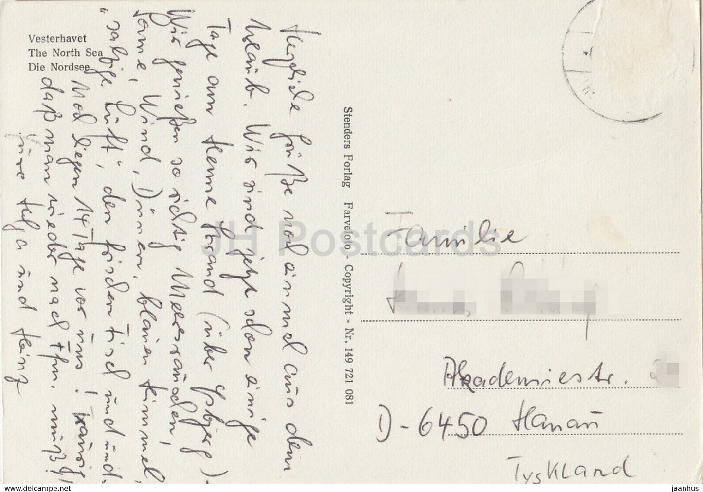 Vesterhavet - map - beach - multiview - Denmark - used