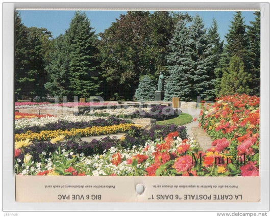 Carnet Booklet with 6 postcards - Botanical Garden - Jardin Botanique - Montreal , Quebec - Canada - unused - JH Postcards