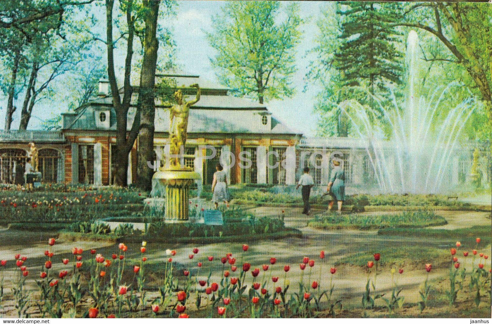 Petrodvorets - Monplaisir Palace - 1966 - Russia USSR - unused - JH Postcards