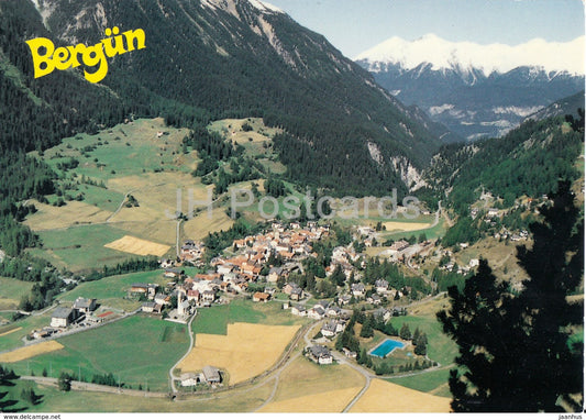 Bergun - 1994 - Switzerland - used - JH Postcards