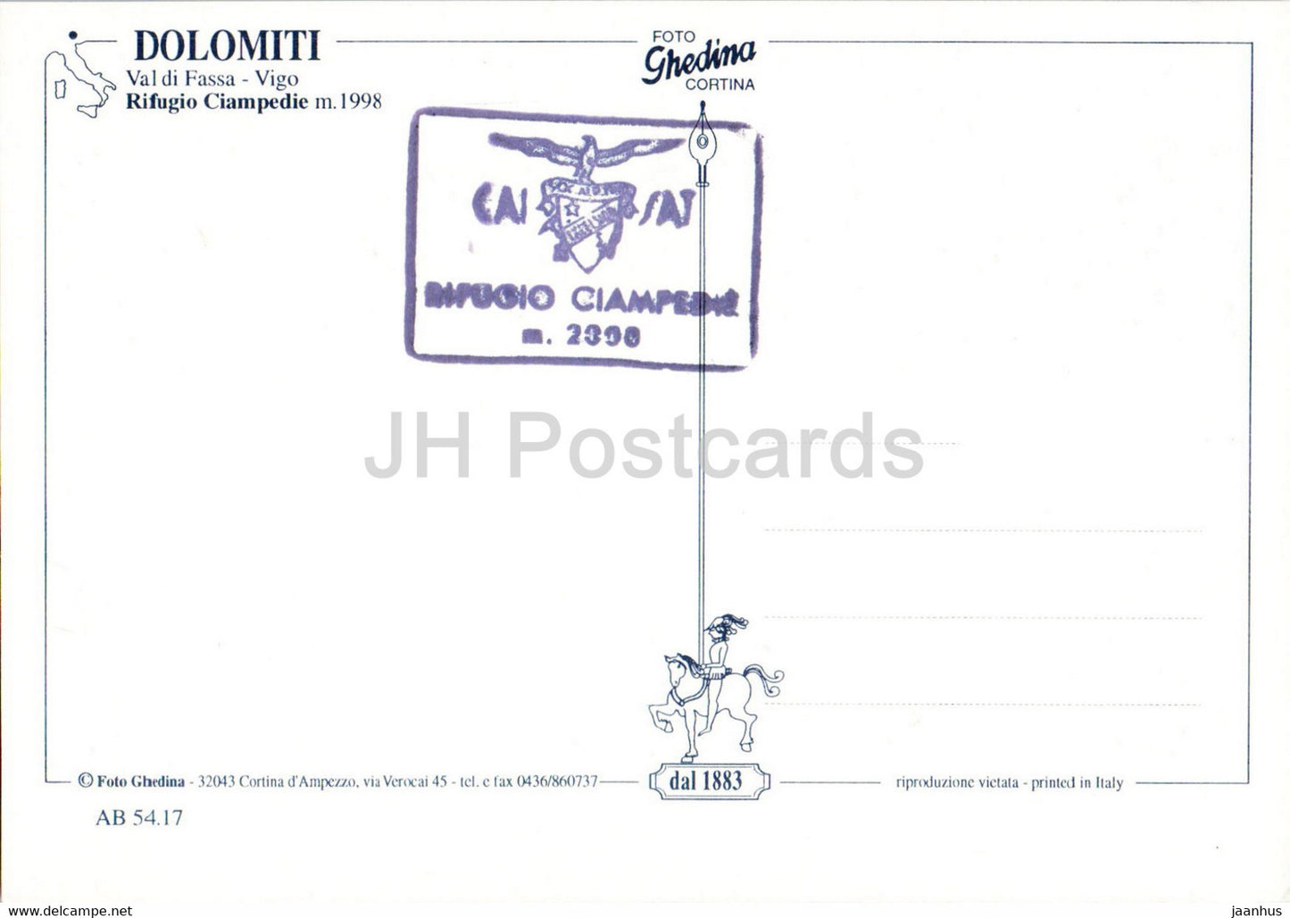 Val di Fassa - Vigo - Rifugio Ciampedie - téléphérique - Italie - inutilisé