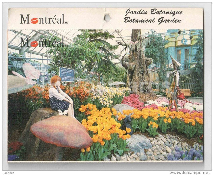 Carnet Booklet with 6 postcards - Botanical Garden - Jardin Botanique - Montreal , Quebec - Canada - unused - JH Postcards