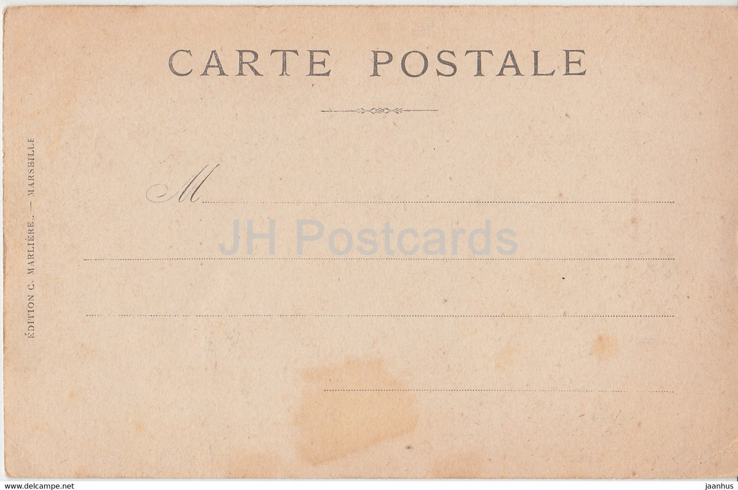 Marseille - Le Palais Longchamp - 9 - old postcard - France - unused