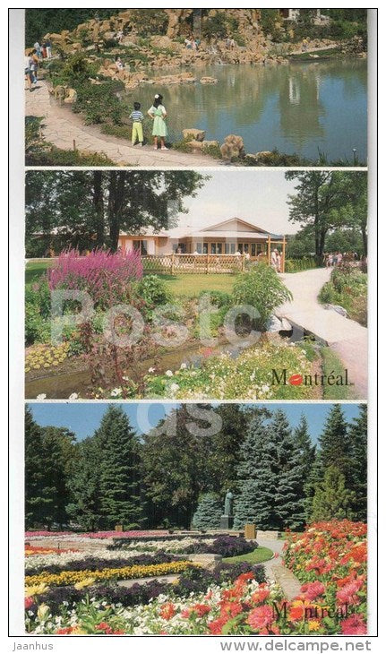 Carnet Booklet with 6 postcards - Botanical Garden - Jardin Botanique - Montreal , Quebec - Canada - unused - JH Postcards