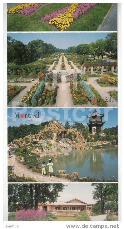 Carnet Booklet with 6 postcards - Botanical Garden - Jardin Botanique - Montreal , Quebec - Canada - unused - JH Postcards