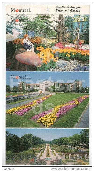 Carnet Booklet with 6 postcards - Botanical Garden - Jardin Botanique - Montreal , Quebec - Canada - unused - JH Postcards