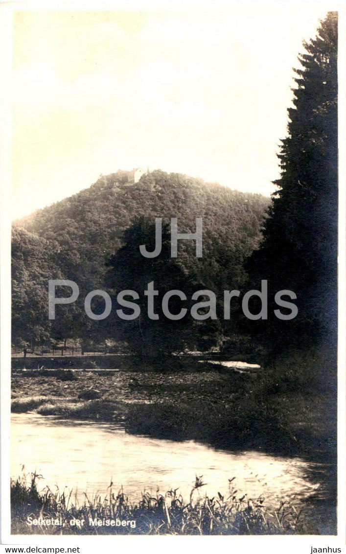 Selketal - Der Meiseberg - old postcard - Germany - unused - JH Postcards