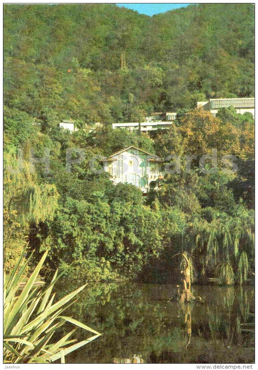 hotel Garpish - Gagra - Abkhazia - postal stationery - 1982 - Georgia USSR - unused - JH Postcards