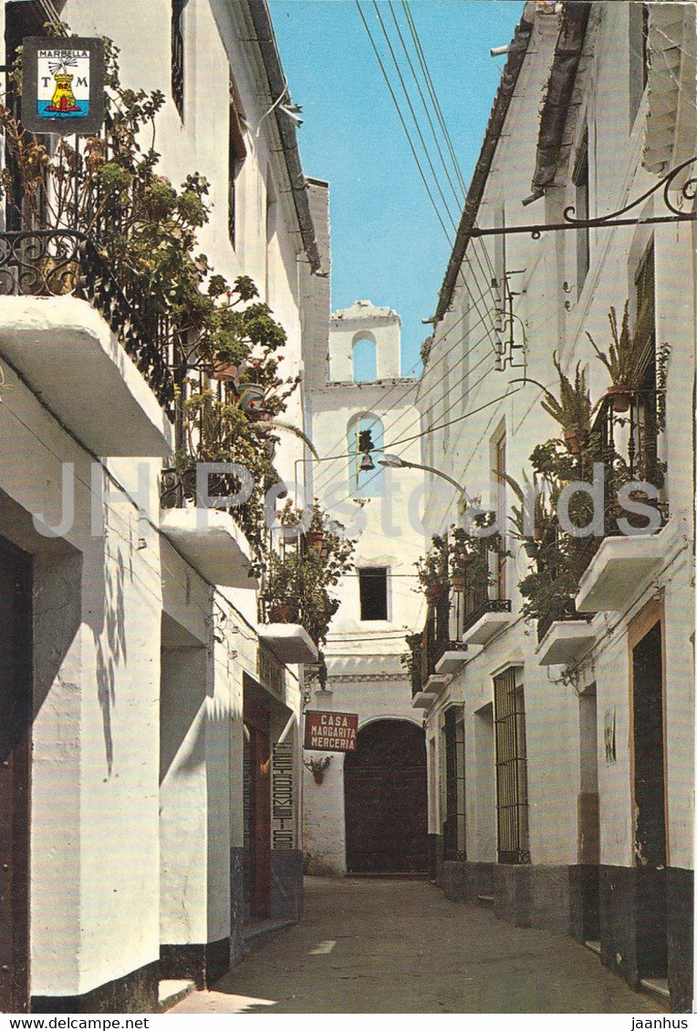 Marbella - Costa del Sol - Calle San Juan de Dios - street - 63 - Spain - used - JH Postcards