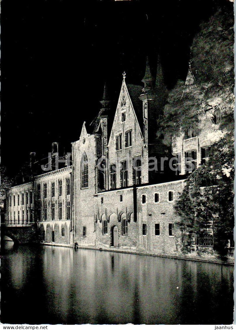 Brugge - Bruges - Illumination du Palais du Franc - Illumination of the Palace of the Frank - Belgium - unused - JH Postcards