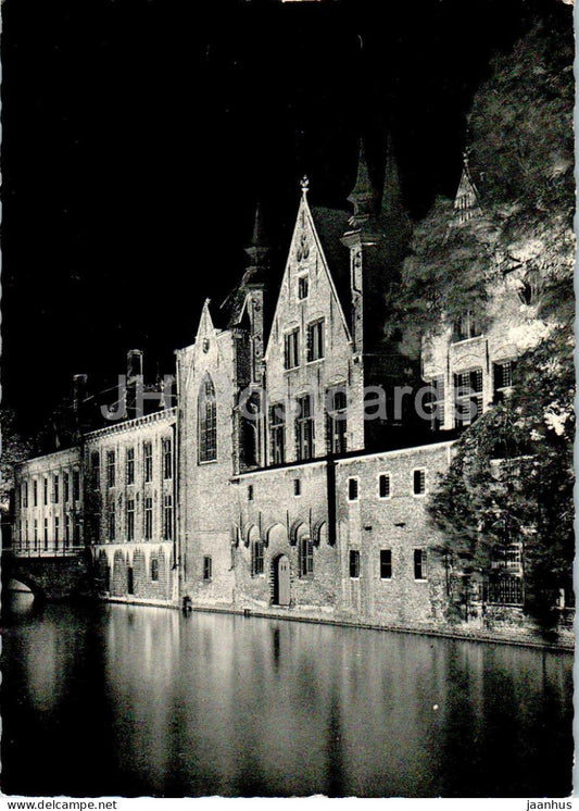 Brugge - Bruges - Illumination du Palais du Franc - Illumination of the Palace of the Frank - Belgium - unused - JH Postcards