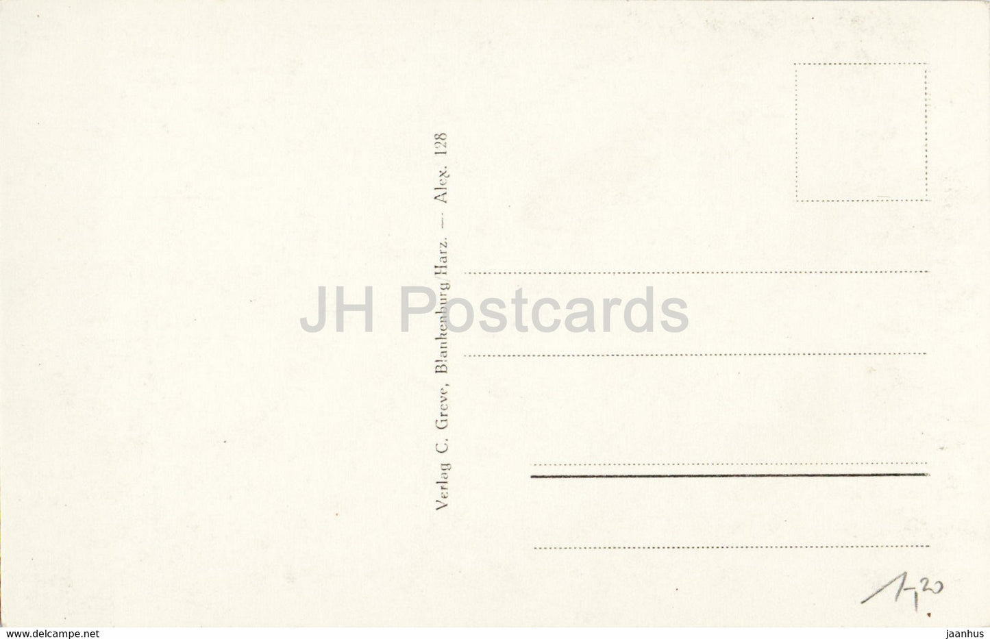 Selketal - Der Meiseberg - old postcard - Germany - unused