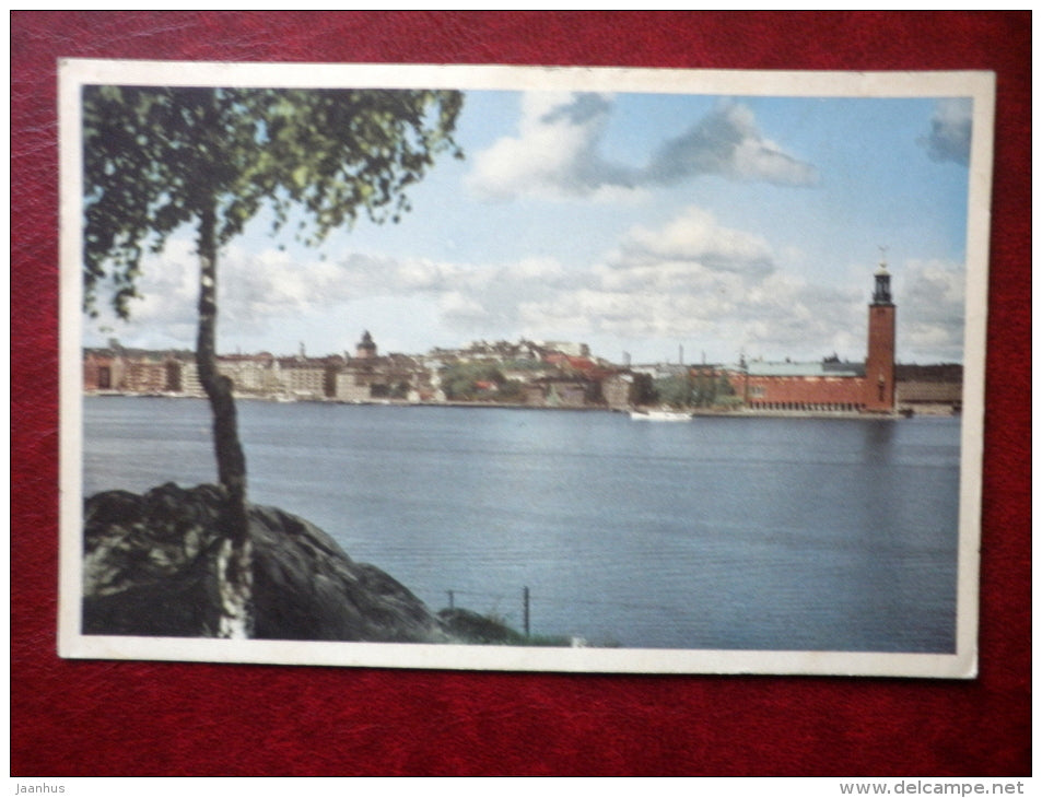 Utsikt fran Söderbergen - Stockholm - Sweden - used - JH Postcards
