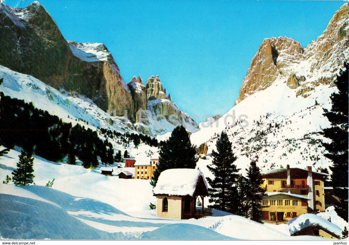Dolomiti del Catinaccio - Gardeccia d' inverno 1949 m - 1976 - Italy - used - JH Postcards