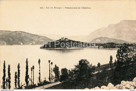 Lac du Bourget - Promontoire de Chatillon - 972 - old postcard - France - unused - JH Postcards