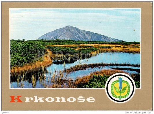 Snezka mountain 1603 m - Krkonoše - Czechoslovakia - Czech - used - JH Postcards