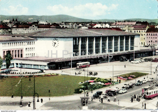 Vienna - Wien - Westbahnhof - Railway Station - tram - 1960 - Austria - used - JH Postcards